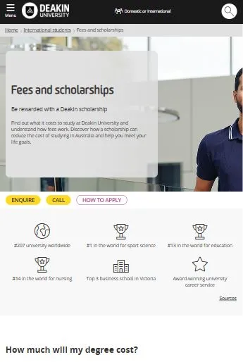 Deakin University Scholarship 2027 in Australia Scholarship Information Deakin University Scholarship 2027 in Australia Scholarship Information