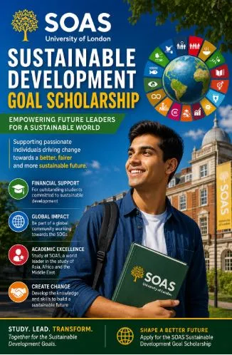 SOAS Sustainable Development Goal Scholarship  Scholarship Information