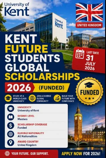 Kent International Scholarship in UK Scholarship Information