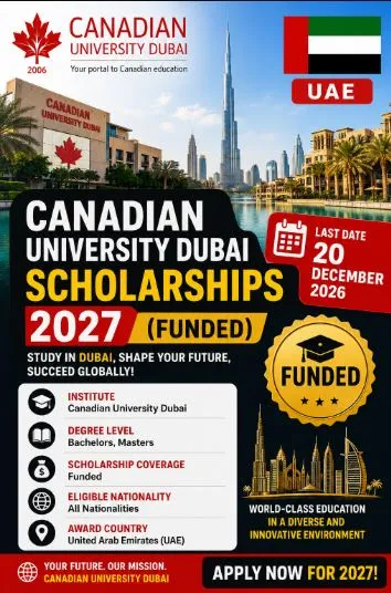 Canadian University Dubai Scholarships Scholarship Information