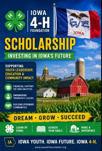 Lowa 4-H Foundation scholarship Scholarship Information Lowa 4-H Foundation scholarship Scholarship Information