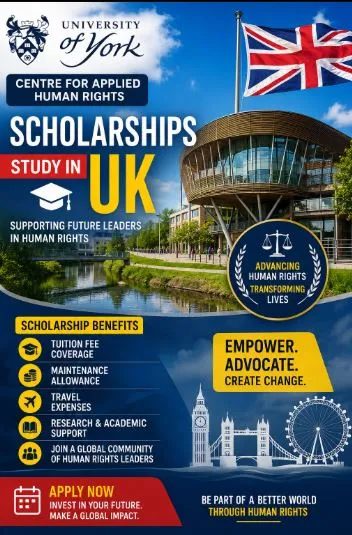 University of York The Centre for Applied Human Rights (CAHR) Scholarship Scholarship Information University of York The Centre for Applied Human Rights (CAHR) Scholarship Scholarship Information