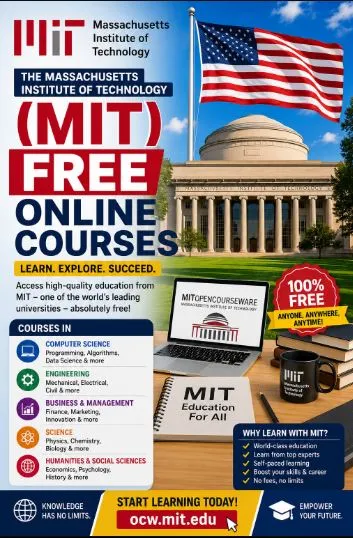 MIT Free Online Courses  Scholarship Information