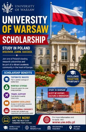 University of Warsaw Scholarship Scholarship Information University of Warsaw Scholarship Scholarship Information