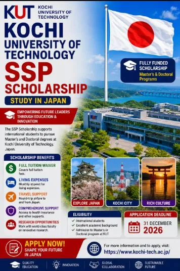 Kochi University of Technology SSP Scholarship