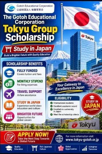 The Gotoh Educational Corporation Tokyu Group Scholarship Scholarship Information The Gotoh Educational Corporation Tokyu Group Scholarship Scholarship Information