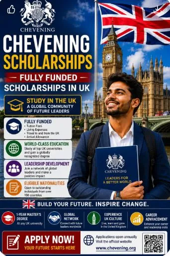 Fully Funded Chevening Scholarships in UK Scholarship Information Fully Funded Chevening Scholarships in UK Scholarship Information