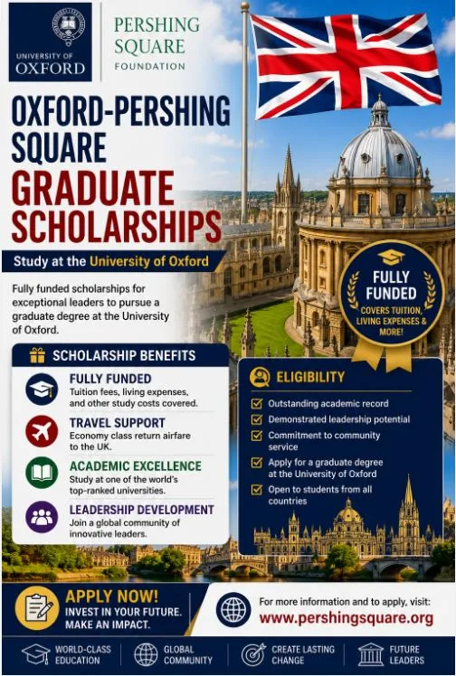 Oxford Pershing Square Graduate Scholarships