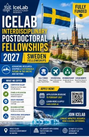 IceLab Interdisciplinary Postdoctoral Fellowships Scholarship Information IceLab Interdisciplinary Postdoctoral Fellowships Scholarship Information