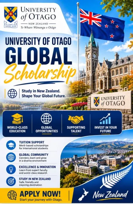 University of Otago Global Scholarship Scholarship Information University of Otago Global Scholarship Scholarship Information