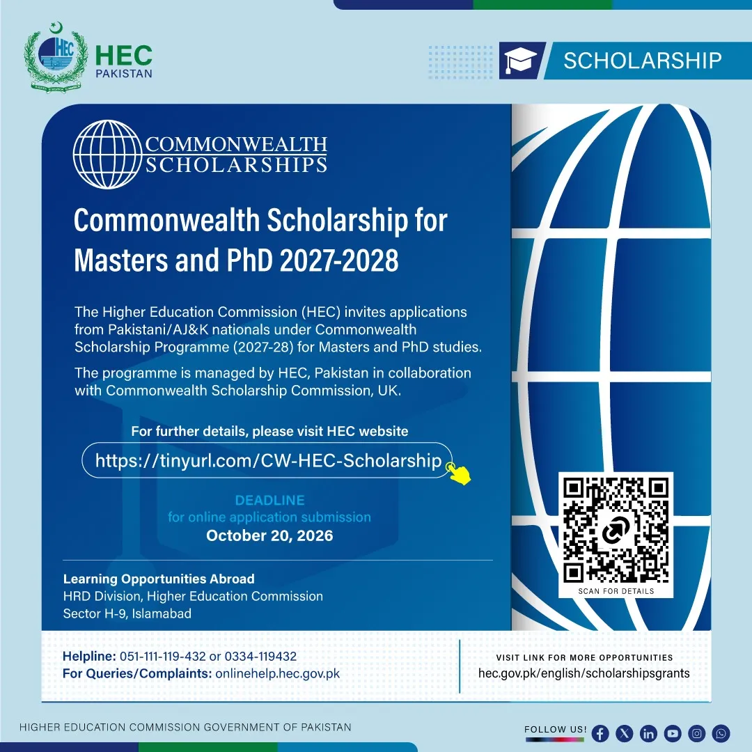 Commonwealth Fully Funded UK Scholarship for Pakistani Students Scholarship Information Commonwealth Fully Funded UK Scholarship for Pakistani Students Scholarship Information