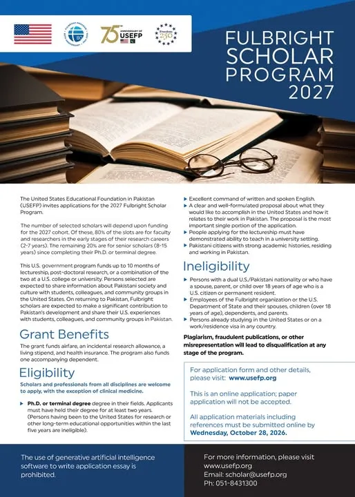 Fulbright Scholar Program 2027 Fully Funded USA Scholarship Scholarship Information Fulbright Scholar Program 2027 Fully Funded USA Scholarship Scholarship Information