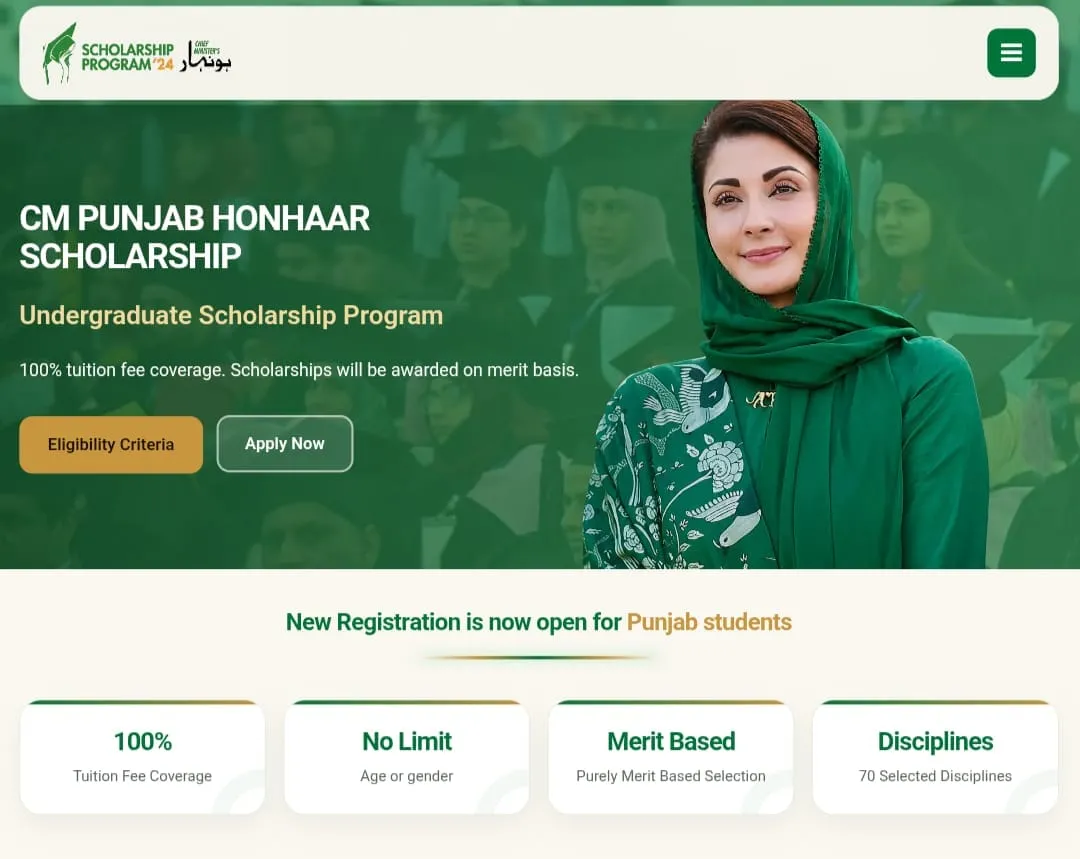 Honhaar Scholarship 2026 – Fully Funded for Fall Session Scholarship Information Honhaar Scholarship 2026 – Fully Funded for Fall Session Scholarship Information