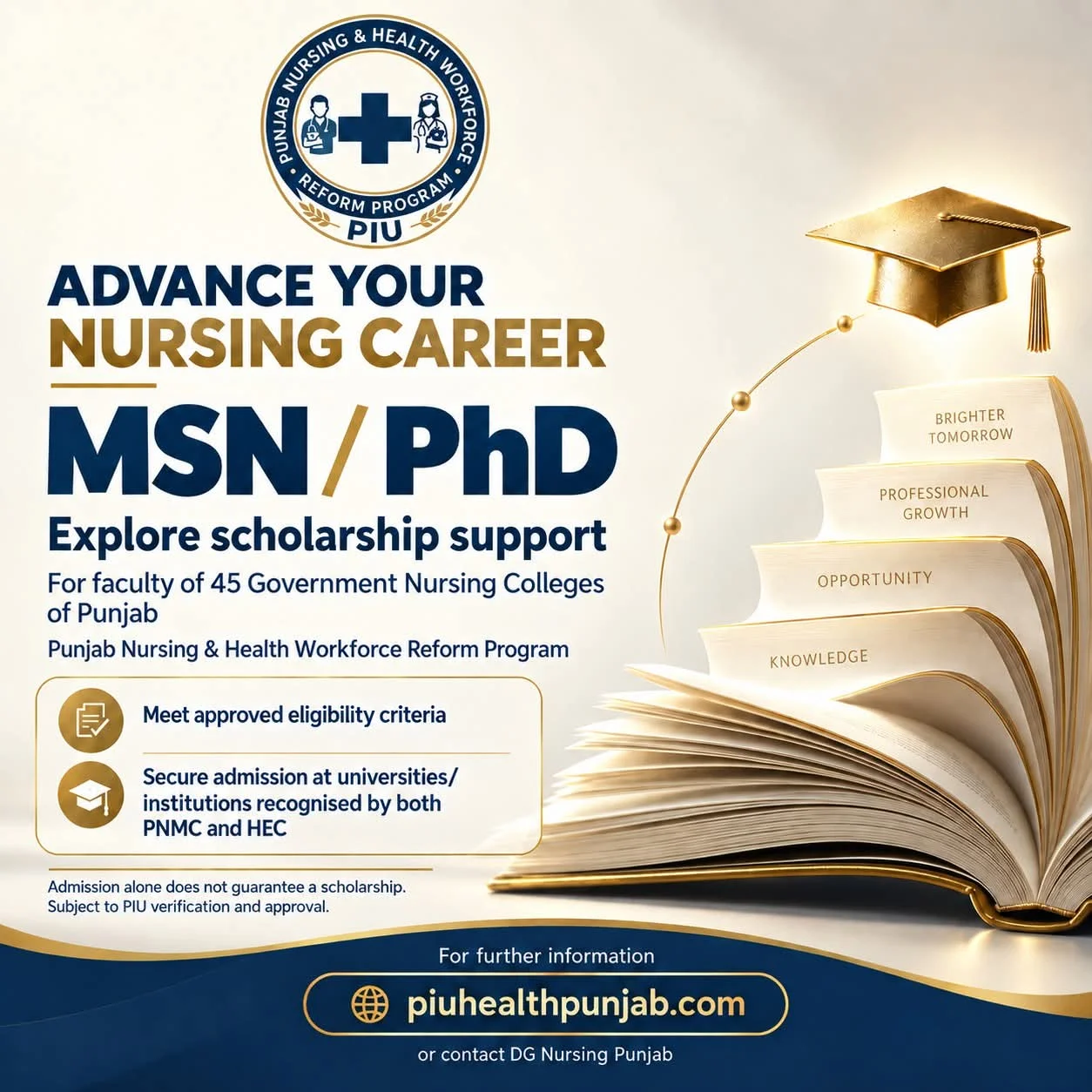 Punjab Nursing and Health Workforce Reform Program Scholarship Information Punjab Nursing and Health Workforce Reform Program Scholarship Information